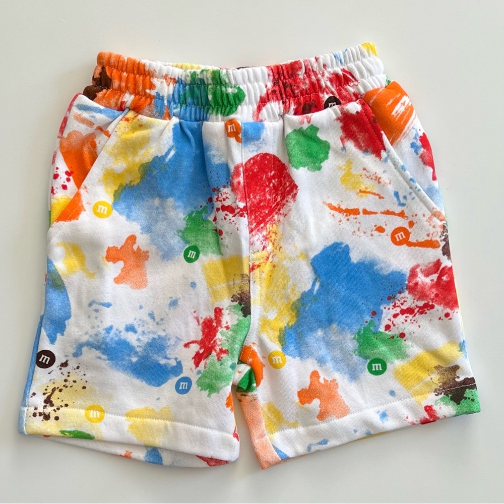 Kids M&M'S Splatter Shorts - XS (4)